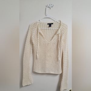 Abercrombie and Fitch crochet hoodie